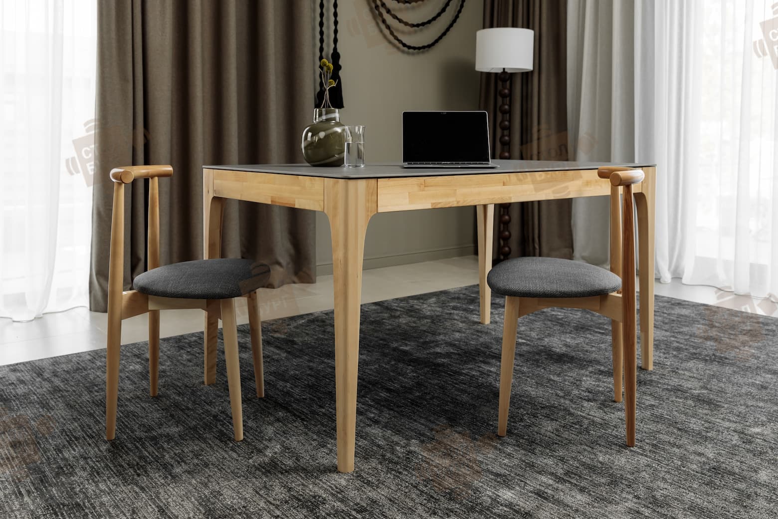 Как деревянные стулья в скандинавском стиле преображают интерьер кухни