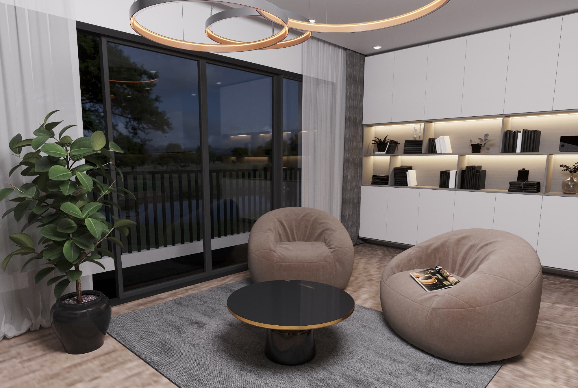 Как выбрать высоту журнального столика относительно дивана