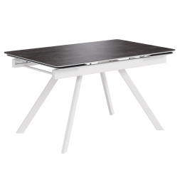 Комплект Стол РЕРУМ Керамика 1400(+290+290)*900 Опора РЕРУМ БЕЛЫЙ м