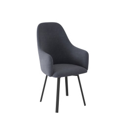 Комплект Стул ДЭГНИ сиденье, КАРКАС ФАНТОМ Черный Матовый М