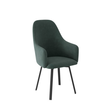 Комплект Стул ДЭГНИ сиденье, КАРКАС ФАНТОМ Черный Матовый М