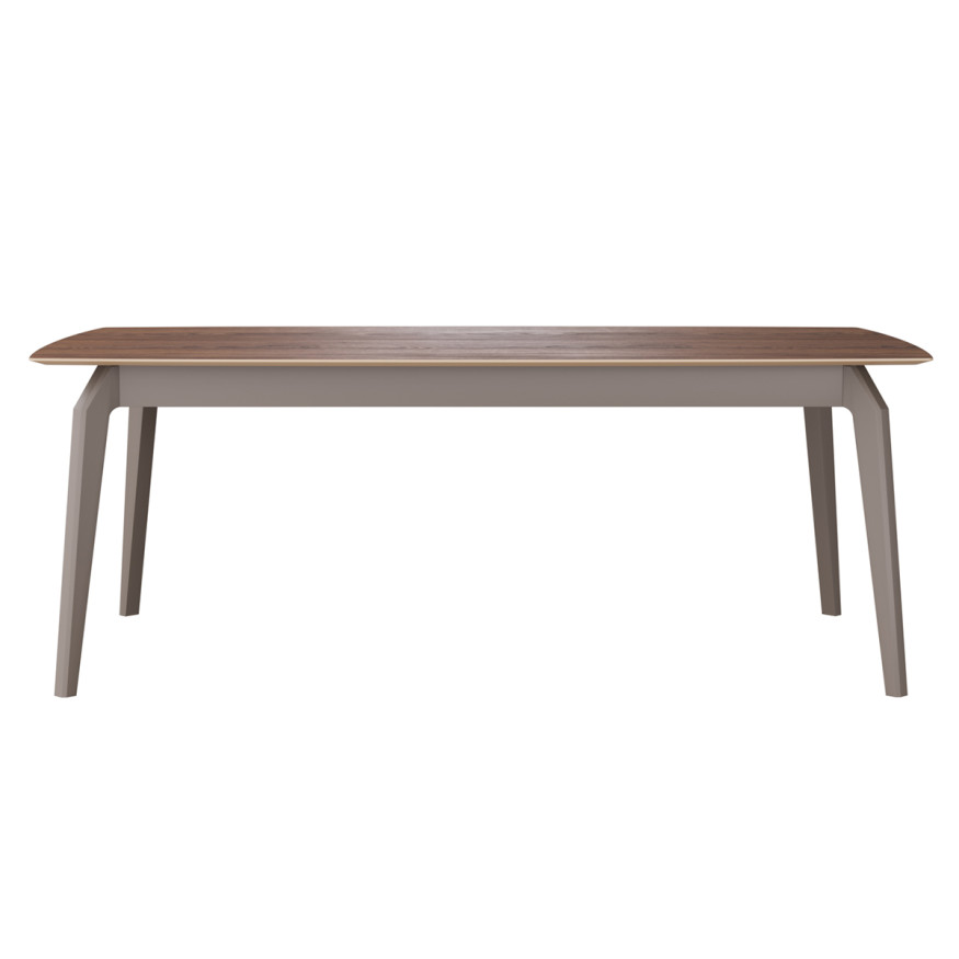 Комплект Стол ЭВАНС-1 2000*1100 Массив Комплект ножек для стола ЭНЦО Капучино