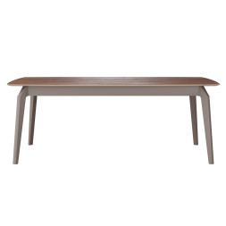 Комплект Стол ЭВАНС-1 2000*1100 Массив Комплект ножек для стола ЭНЦО Капучино