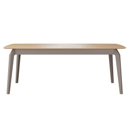 Комплект Стол ЭВАНС-1 2000*1100 Массив Комплект ножек для стола ЭНЦО Капучино