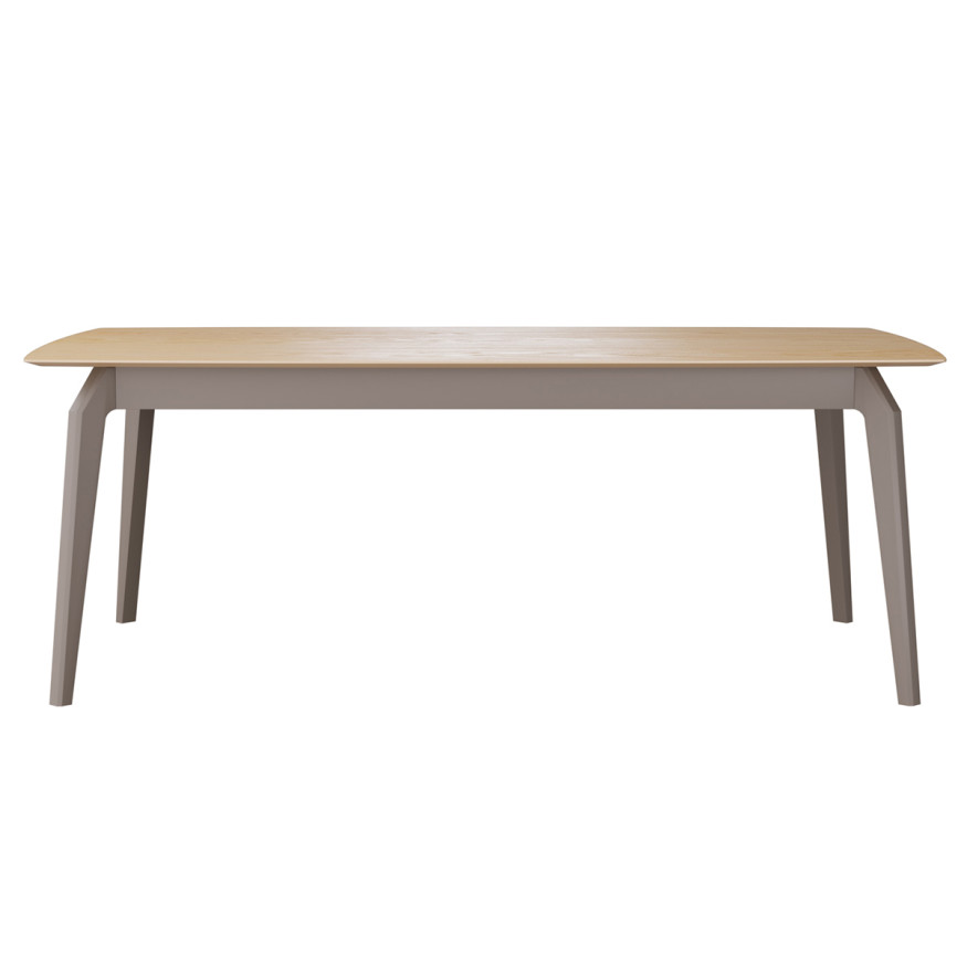 Комплект Стол ЭВАНС-1 2000*1100 Массив Комплект ножек для стола ЭНЦО Капучино