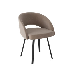 Комплект Стул МИРЕЛЛА сиденье, КАРКАС ФАНТОМ Черный Матовый М