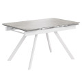 Комплект Стол РЕРУМ-МИНИ Керамика 1200(+290+290)*800 Опора РЕРУМ БЕЛЫЙ м