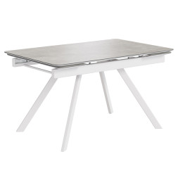 Комплект Стол РЕРУМ-МИНИ Керамика 1200(+290+290)*800 Опора РЕРУМ БЕЛЫЙ м