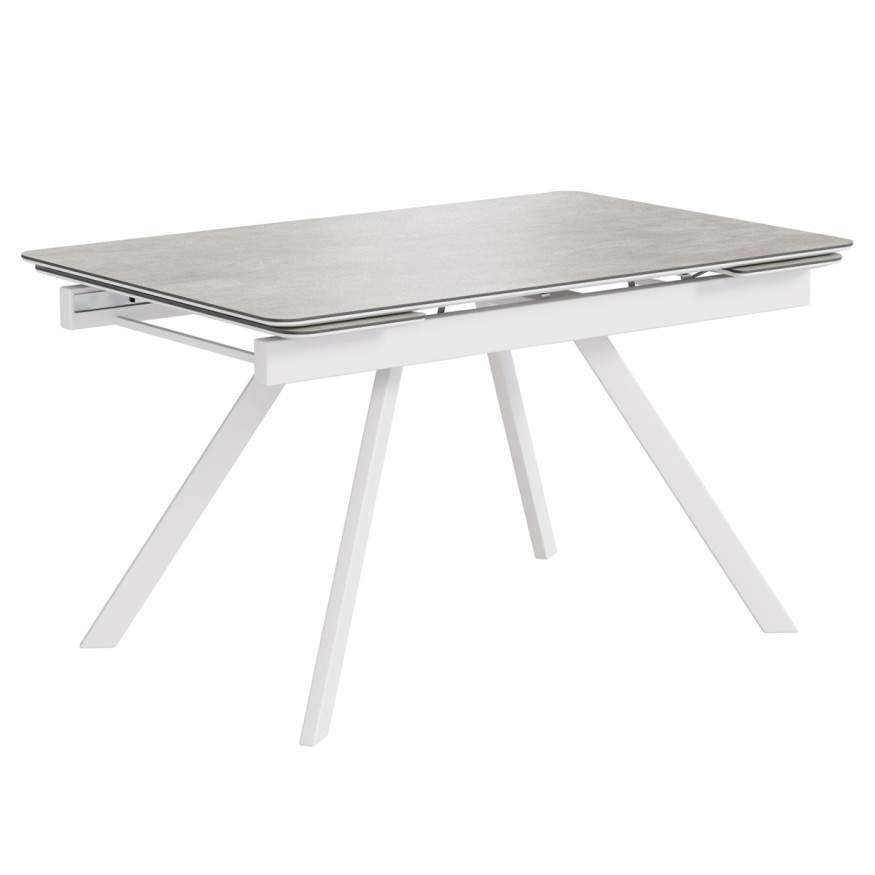 Комплект Стол РЕРУМ-МИНИ Керамика 1200(+290+290)*800 Опора РЕРУМ БЕЛЫЙ м