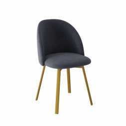 Комплект Стул ДЭЙЗИ, Каркас РИЛЛИ поворотный разборный металл Золото