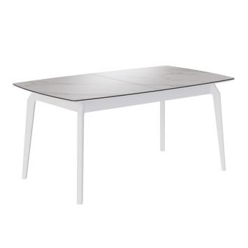 Комплект Стол КАЙНЕН Керамика 1400(+380)*900 Комплект ножек для стола ЭНЦО/КАЙНЕН Белый