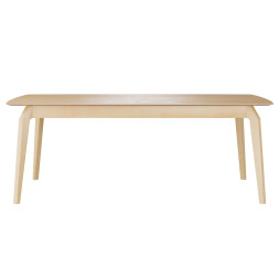 Комплект Стол ЭВАНС-1 2000*1100 Массив Комплект ножек для стола ЭНЦО Береза лак