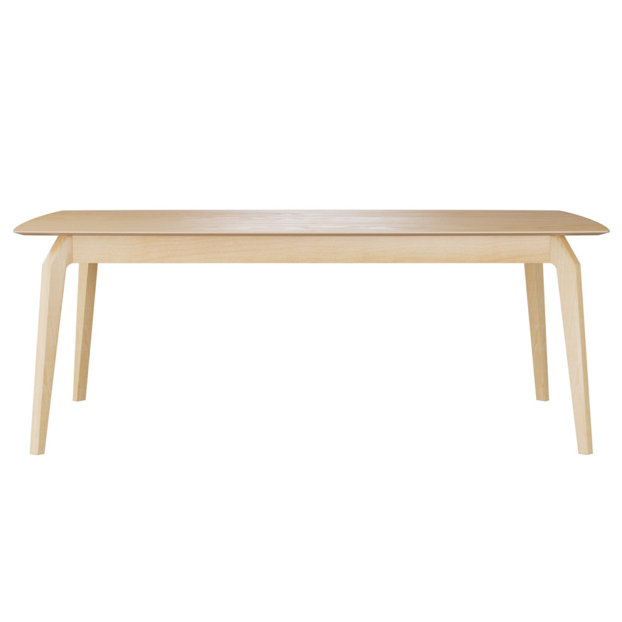 Комплект Стол ЭВАНС-1 2000*1100 Массив Комплект ножек для стола ЭНЦО Береза лак