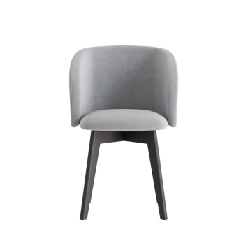 Комплект Стул МИЛЛИ сиденье, КАРКАС КОМПАКТ МАССИВ Черный