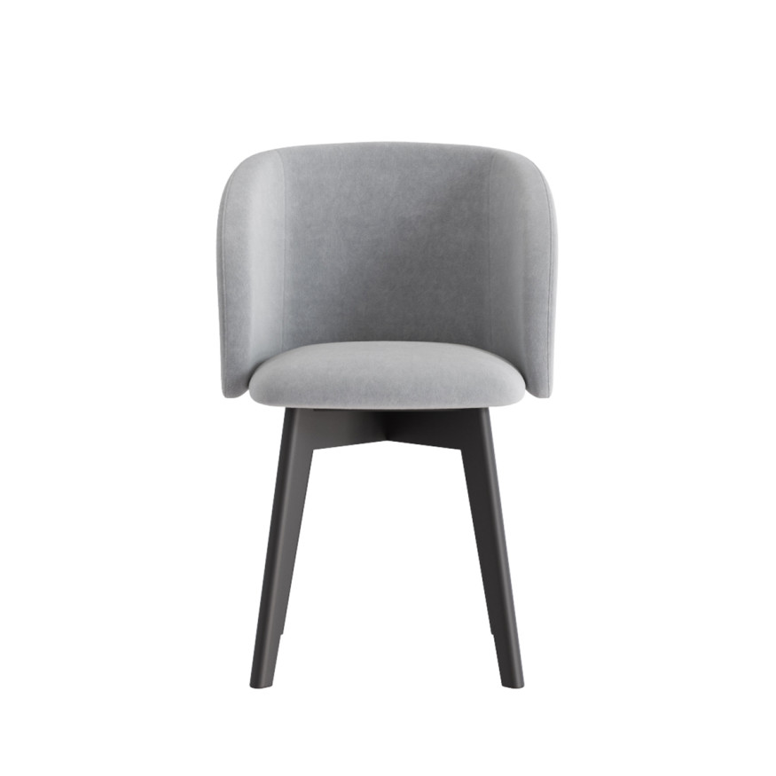 Комплект Стул МИЛЛИ сиденье, КАРКАС КОМПАКТ МАССИВ Черный