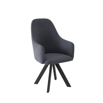 Комплект Стул ДЭГНИ сиденье, КАРКАС РОДЕО Черный матовый М