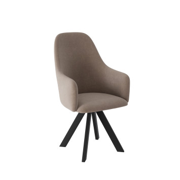 Комплект Стул ДЭГНИ сиденье, КАРКАС РОДЕО Черный матовый М