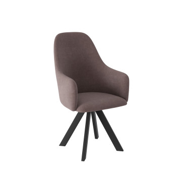 Комплект Стул ДЭГНИ сиденье, КАРКАС РОДЕО Черный матовый М