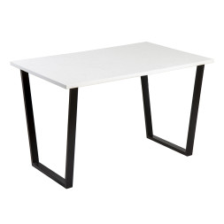 Комплект Стол БРИК 06 HPL 1200*800 ОПОРА (А2,6,11,12) Черный Матовый м