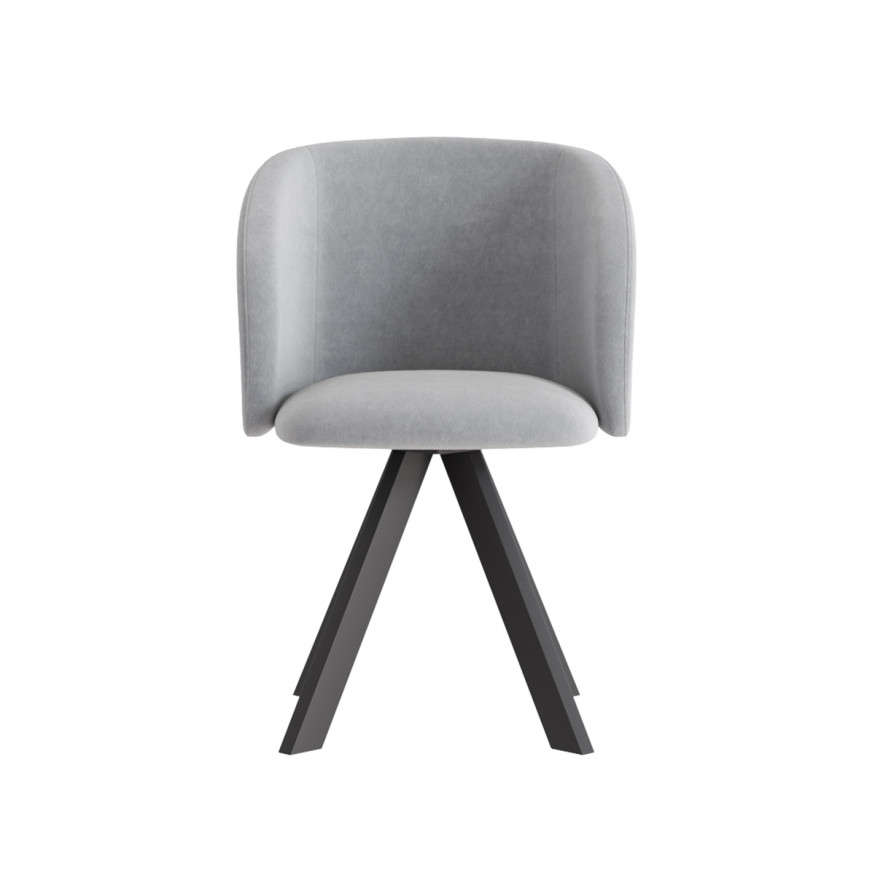 Комплект Стул МИЛЛИ сиденье, КАРКАС РОДЕО Черный матовый М