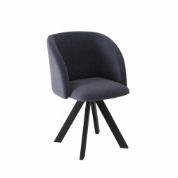 Комплект Стул МИЛЛИ сиденье, КАРКАС РОДЕО Черный матовый М