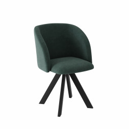 Комплект Стул МИЛЛИ сиденье, КАРКАС РОДЕО Черный матовый М