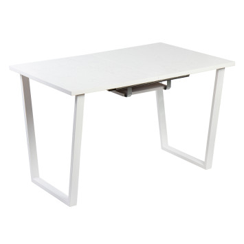 Комплект Стол БРИК 01 HPL 1100(+400)*700 ОПОРА (А1,4) Белый м
