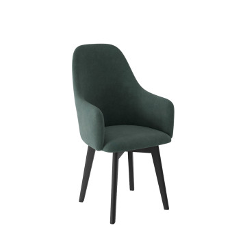 Комплект Стул ДЭГНИ сиденье, КАРКАС КОМПАКТ МАССИВ Черный