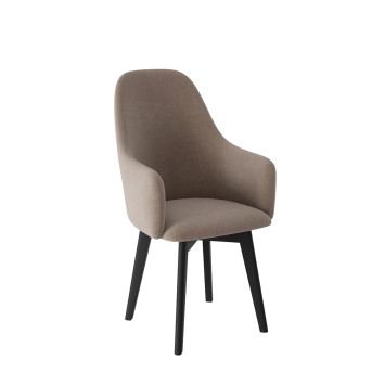 Комплект Стул ДЭГНИ сиденье, КАРКАС КОМПАКТ МАССИВ Черный