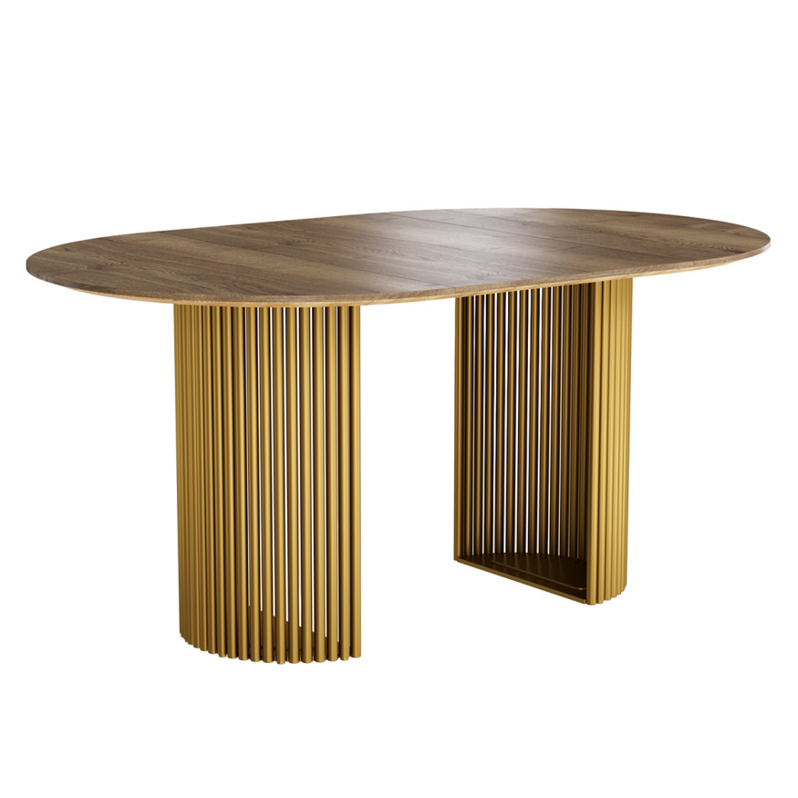 Комплект Стол ВИЛАР EGGER D-1050(+600) 10 мм ОПОРА ВИЛАР Золото