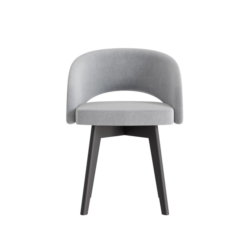 Комплект Стул МИРЕЛЛА сиденье, КАРКАС КОМПАКТ МАССИВ Черный