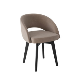 Комплект Стул МИРЕЛЛА сиденье, КАРКАС КОМПАКТ МАССИВ Черный