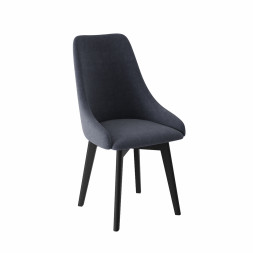 Комплект Стул ХЭНК сиденье, КАРКАС КОМПАКТ МАССИВ Черный