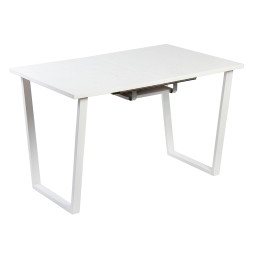 Комплект Стол БРИК 12 HPL 1300(+500)*800 ОПОРА (А2,6,11,12) Белый м