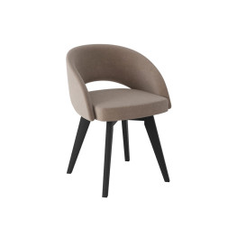 Комплект Стул МИРЕЛЛА сиденье, КАРКАС СТАНДАРТ МАССИВ Черный