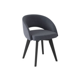 Комплект Стул МИРЕЛЛА сиденье, КАРКАС СТАНДАРТ МАССИВ Черный