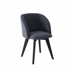 Комплект Стул МИЛЛИ сиденье, КАРКАС СТАНДАРТ МАССИВ Черный