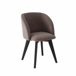 Комплект Стул МИЛЛИ сиденье, КАРКАС СТАНДАРТ МАССИВ Черный