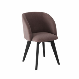 Комплект Стул МИЛЛИ сиденье, КАРКАС СТАНДАРТ МАССИВ Черный