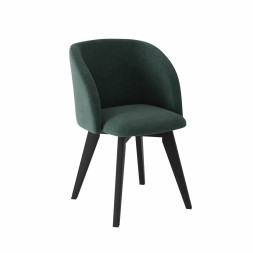 Комплект Стул МИЛЛИ сиденье, КАРКАС СТАНДАРТ МАССИВ Черный