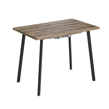 Комплект Стол МИТЧ HPL 960(+300+300)*600 (ФОРМА ТИТО) Комплект ножек ТИТО металл Черный Матовый м