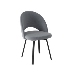 Комплект Стул ШАДЕ, Каркас ФАНТОМ разборный металл Черный Матовый М