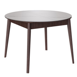 Комплект Стол КАССИО Керамика 1050(+300)*1050 Комплект ножек для стола Диагональ (дерево) Венге