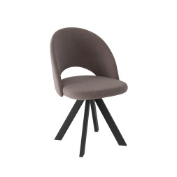 Комплект Стул ШАДЕ, Каркас РОДЕО поворотный металл Черный матовый м