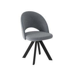 Комплект Стул ШАДЕ, Каркас РОДЕО поворотный металл Черный матовый м