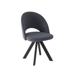 Комплект Стул ШАДЕ, Каркас РОДЕО поворотный металл Черный матовый м