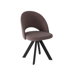 Комплект Стул ШАДЕ, Каркас РОДЕО поворотный металл Черный матовый м