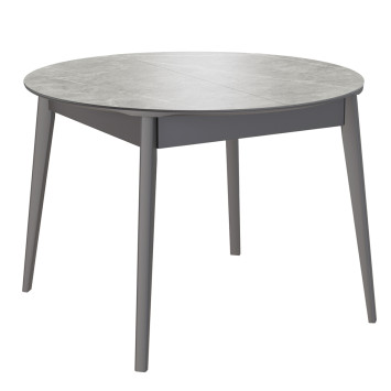 Комплект Стол КАССИО Керамика 1050(+300)*1050 Комплект ножек для стола Диагональ (дерево) Графит