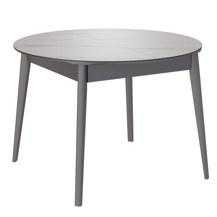 Комплект Стол КАССИО Керамика 1050(+300)*1050 Комплект ножек для стола Диагональ (дерево) Графит