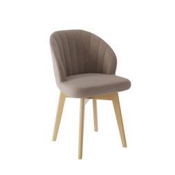 Комплект Стул УНО&amp;quot; СИДЕНЬЕ, КАРКАС КОМПАКТ МАССИВ Береза лак